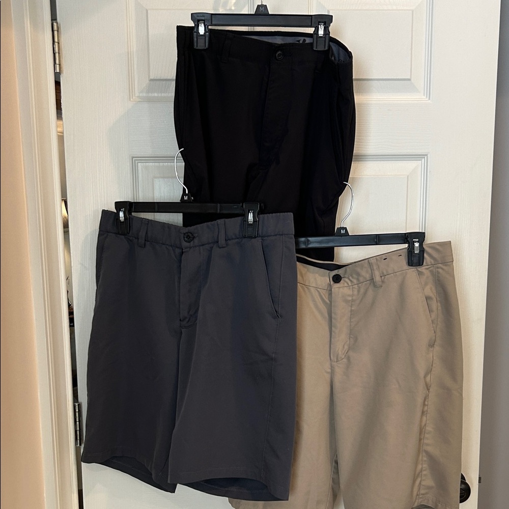 Men's Classic Shorts - Black, Gray, Tan